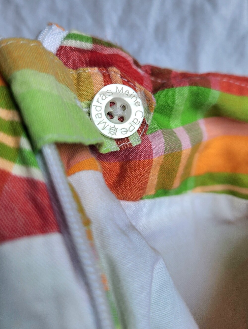 Cape Madras Patchwork Skirt CAPE ELIZABETH, MAINE $115 - Picture 4 of 9
